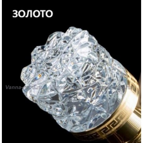Ручка для мебели Armadi Art Crystal 821 золото ➦ Vanna-retro.ru