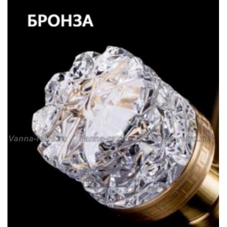 Ручка для мебели Armadi Art Crystal 821 бронза ➦ Vanna-retro.ru