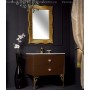Мебель для ванной Armadi Art NeoArt 80 Dark Brown с раковиной Solid Glass ➦