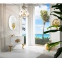 Мебель для ванной Armadi Art NeoArt 80 White с раковиной Solid Glass ➦