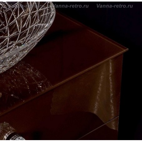 Столешница Armadi Art NeoArt 110 Choco (стекло) ➦ Vanna-retro.ru