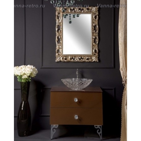 Мебель для ванной Armadi Art NeoArt 110 Dark Brown под столешницу ➦ Vanna-retro.ru