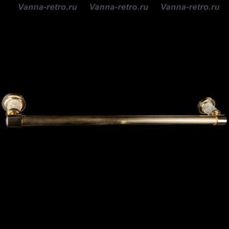 Полотенцедержатель Boheme Murano Crystal 10902-CRST-G золото ➦ Vanna-retro.ru