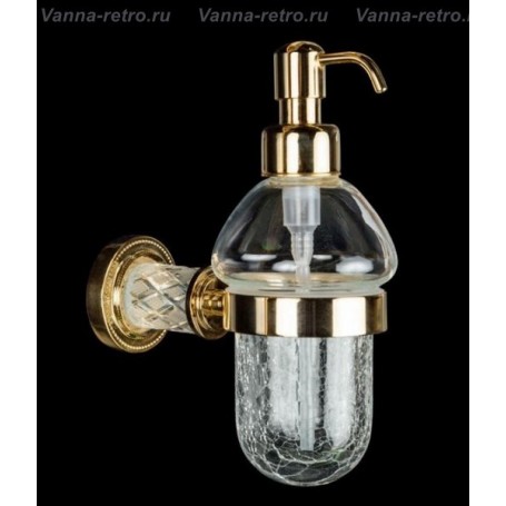 Диспенсер Boheme Murano Crystal 10912-CRST-G золото ➦ Vanna-retro.ru