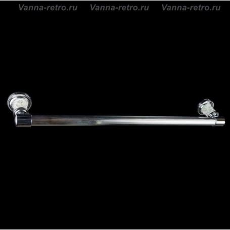 Полотенцедержатель Boheme Murano Crystal 10902-CRST-CH хром ➦ Vanna-retro.ru