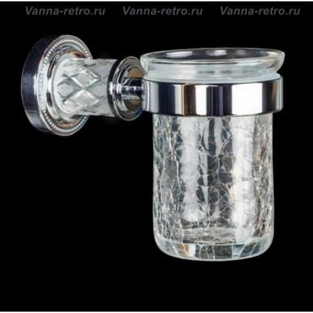 Стакан Boheme Murano Crystal 10904-CRST-CH хром ➦ Vanna-retro.ru