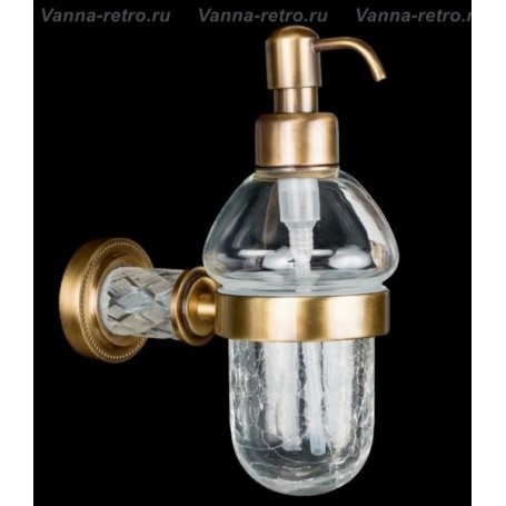 Диспенсер Boheme Murano Crystal 10912-CRST-BR бронза ➦ Vanna-retro.ru
