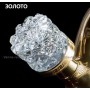 Смеситель для раковины Boheme Crystal 291-CRST (золото) ➦ Vanna-retro.ru