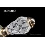 Смеситель для раковины Boheme Crystal 281-CRST (золото) ➦ Vanna-retro.ru