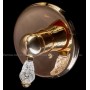 Смеситель для душа Boheme Crystal 285-CRST (золото) ➦ Vanna-retro.ru