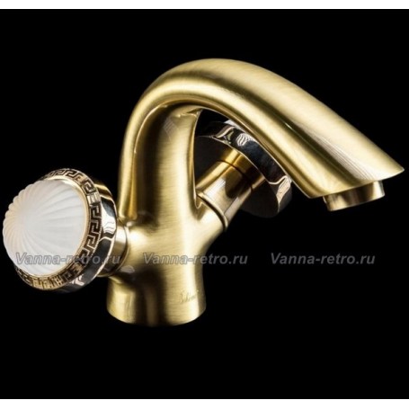 Смеситель для раковины Boheme Satine 311-ST (бронза) ➦ Vanna-retro.ru