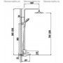 Душевая система для ванны и душа Timo Helmi SX-1070 /00 (412) хром/белый ➦