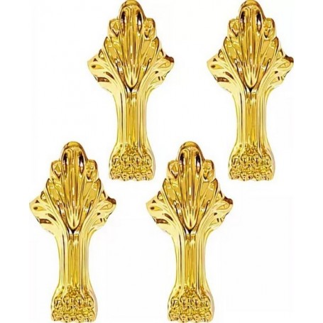 Ножки Эстет Скарлетт в цвете золото (комплект 4 шт.) -
