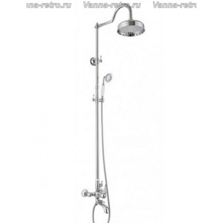 Душевая система для ванны Aksy Bagno Faenza Fa401-2002-2004 хром ➦ Vanna-retro.ru