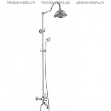 Душевая система для ванны Aksy Bagno Faenza Fa401-2002-2001 хром ➦ Vanna-retro.ru
