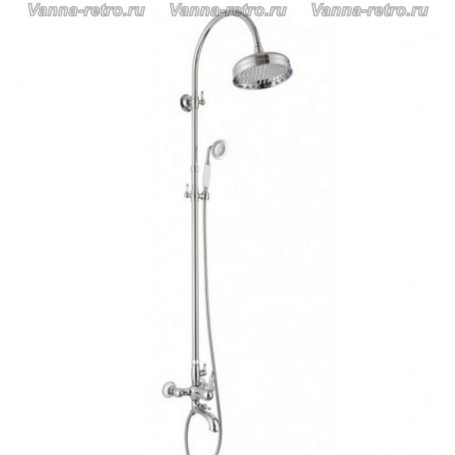 Душевая система для ванны Aksy Bagno Faenza Fa401-2005-2004 хром ➦ Vanna-retro.ru