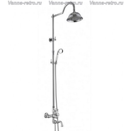 Душевая система для ванны Aksy Bagno Prestigio Ps701-2002-2001 хром ➦ Vanna-retro.ru