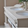 Мебель для ванной Атолл Джулия 157х60 см цвет ivory (слоновая кость/серебро) ➦