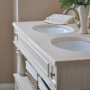 Мебель для ванной Атолл Джулия 157х60 см цвет Dorato (слоновая кость/золото) ➦