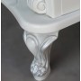 Мебель для ванной Атолл Бисмарк 85х53 см цвет слоновая кость / патина серебро ➦