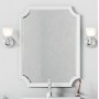 Зеркало Aqwella 5 stars LaDonna 75 цвет белый матовый ➦ Vanna-retro.ru