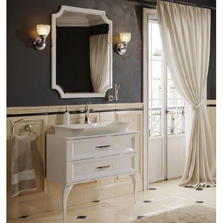 Мебель для ванной Aqwella 5 stars LaDonna 85 цвет белый матовый ➦ Vanna-retro.ru