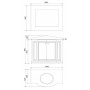 Мебель для ванной Timo Anni M-VR 100х62 цвет белый ➦ Vanna-retro.ru