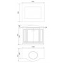 Мебель для ванной Timo Anni M-VR 110х62 цвет черный ➦ Vanna-retro.ru