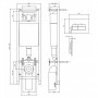 Система инсталляции для унитазов Ideal Standard W3710AA 4 в 1 ➦