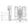Система инсталляции для унитазов AlcaPlast Sadromodul