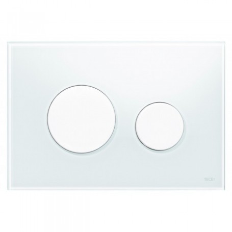 Кнопка смыва TECE Loop 9240650 белое стекло ➦ Vanna-retro.ru