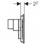 Кнопка смыва Geberit Sigma 40 115.600.KR.1 с системой удаления
