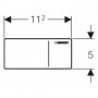 Кнопка смыва Geberit Sigma 70 115.630.SJ.1 черная ➦