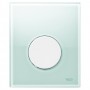 Кнопка смыва TECE Loop Urinal 9242651 зеленое стекло, кнопка
