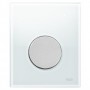 Кнопка смыва TECE Loop Urinal 9242659 белое стекло, кнопка хром