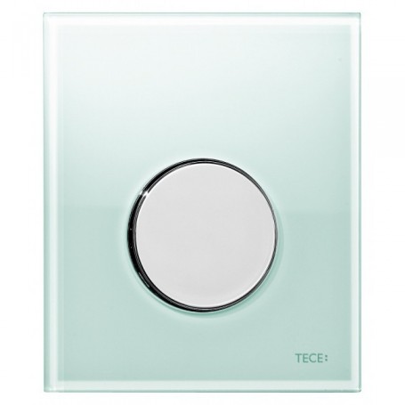 Кнопка смыва TECE Loop Urinal 9242653 зеленое стекло, кнопка
