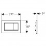 Кнопка смыва Geberit Sigma 30 115.883.KN.1 хром матовый / хром