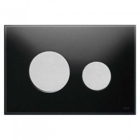 Кнопка смыва TECE Loop 9240655 черное стекло, кнопка хром