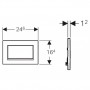 Кнопка смыва Geberit Sigma 30 115.893.KY.1 хром / хром матовый