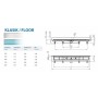 Душевой водоотводящий желоб Alpen Klasic/Floor ALP-350K2