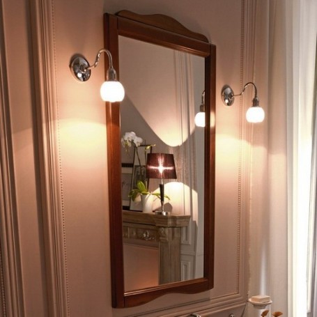 Зеркало в деревянной раме Kerasan Retro 7313 - Vanna-retro.ru