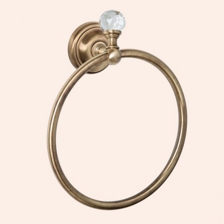 Полотенцедержатель кольцо Tiffany World Crystal TWCR015br