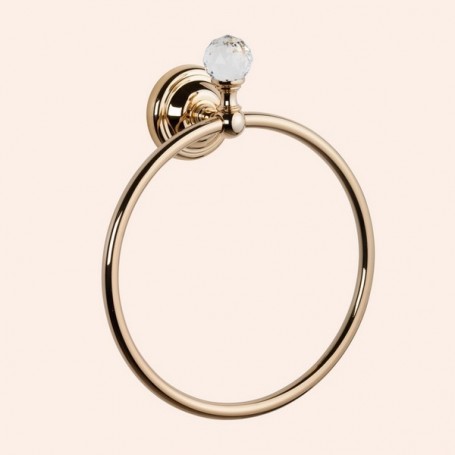 Полотенцедержатель кольцо Tiffany World Crystal TWCR015oro