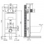 Инсталляция Jacob Delafon с унитазом Presquile E4440-00 ➦