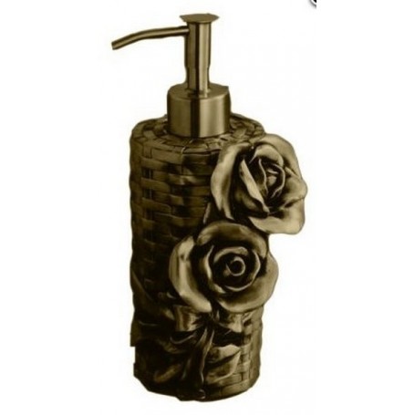 Дозатор жидкого мыла Art Max Rose AM-0091A-B в цвете бронза ➦ Vanna-retro.ru