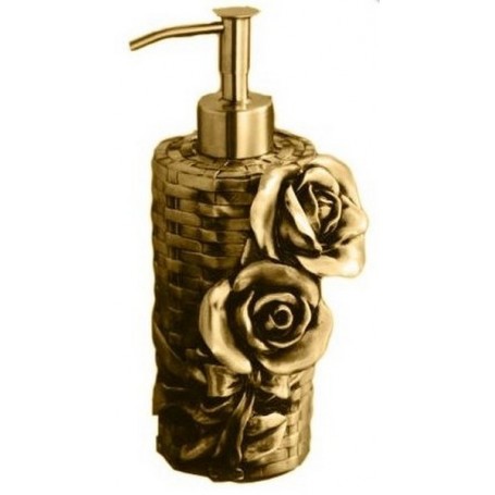 Дозатор жидкого мыла Art Max Rose AM-0091A-Do в цвете золото ➦ Vanna-retro.ru
