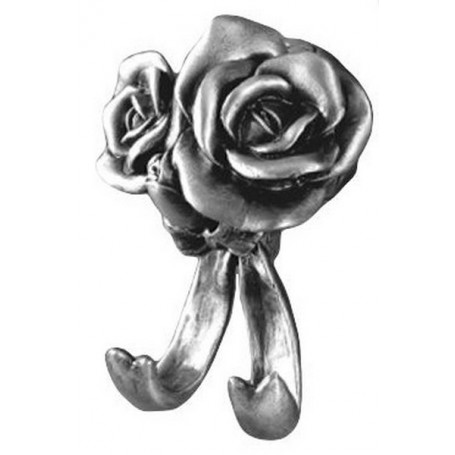 Крючок Art Max Rose AM-0912-T в цвете серебро ➦ Vanna-retro.ru