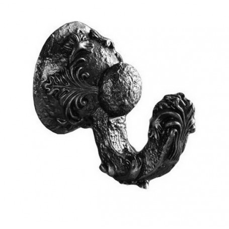 Крючок Art Max Sculpture AM-0682-T в цвете серебро ➦ Vanna-retro.ru