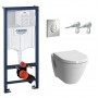 Инсталляция Grohe с унитазом Vitra S50 7740B003-0075