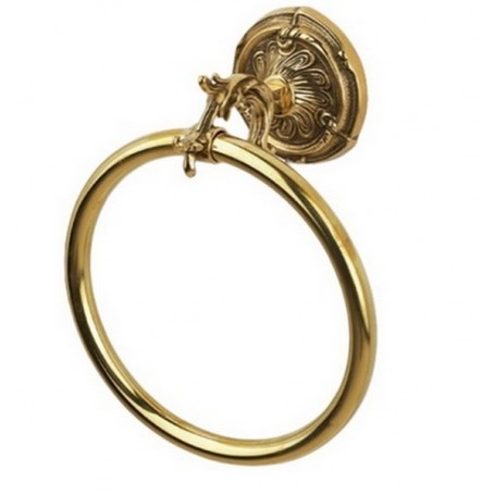 Полотенцедержатель кольцо Art Max Barocco AM-1783-Do-Ant цвет античное золото ➦